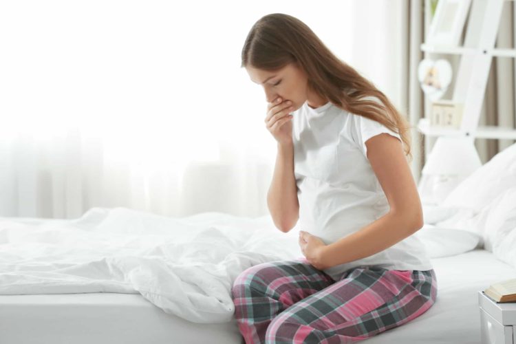 dấu hiệu nhiễm độc thai nghén: buồn nôn