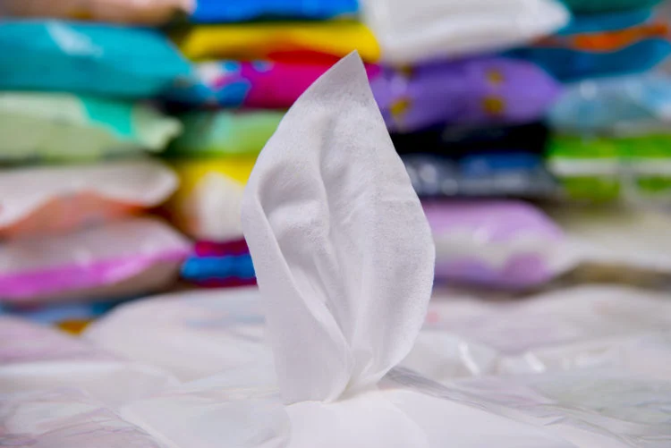 Dùng khăn giấy khi ho hoặc hắt hơi