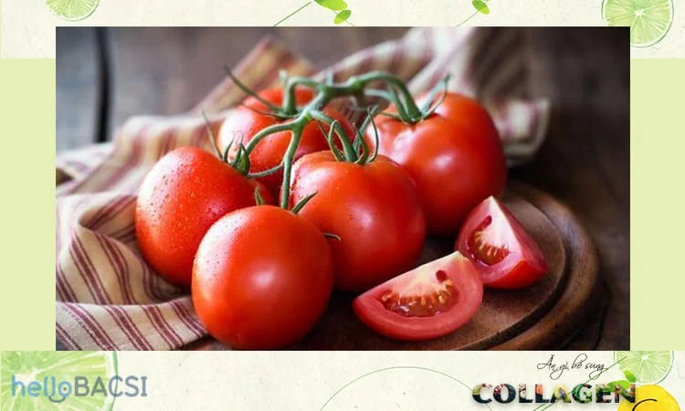 cà chua đẹp da - thực phẩm bổ sung collagen