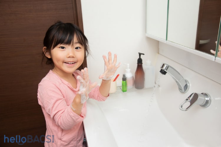 Rửa tay giúp giảm thiểu nguy cơ nhiễm bệnh
