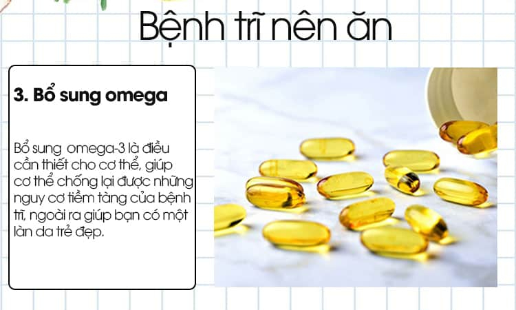 Bổ sung omega-3 cho người bị trĩ
