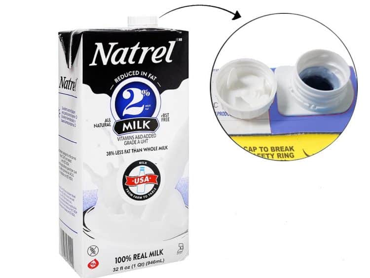 Sữa tách béo chứa 2% chất béo