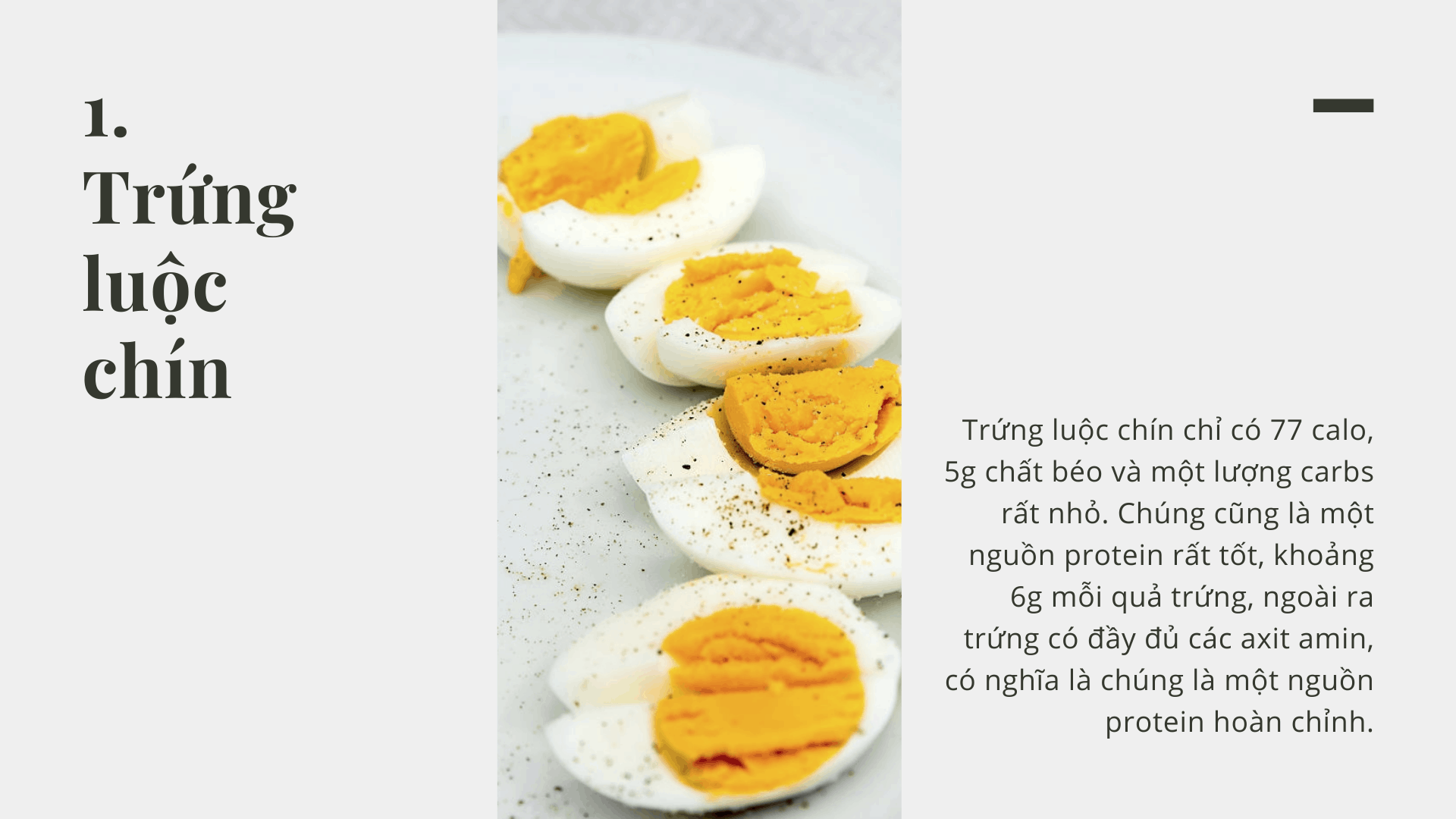 ăn trứng luộc chín giúp bạn giảm cân
